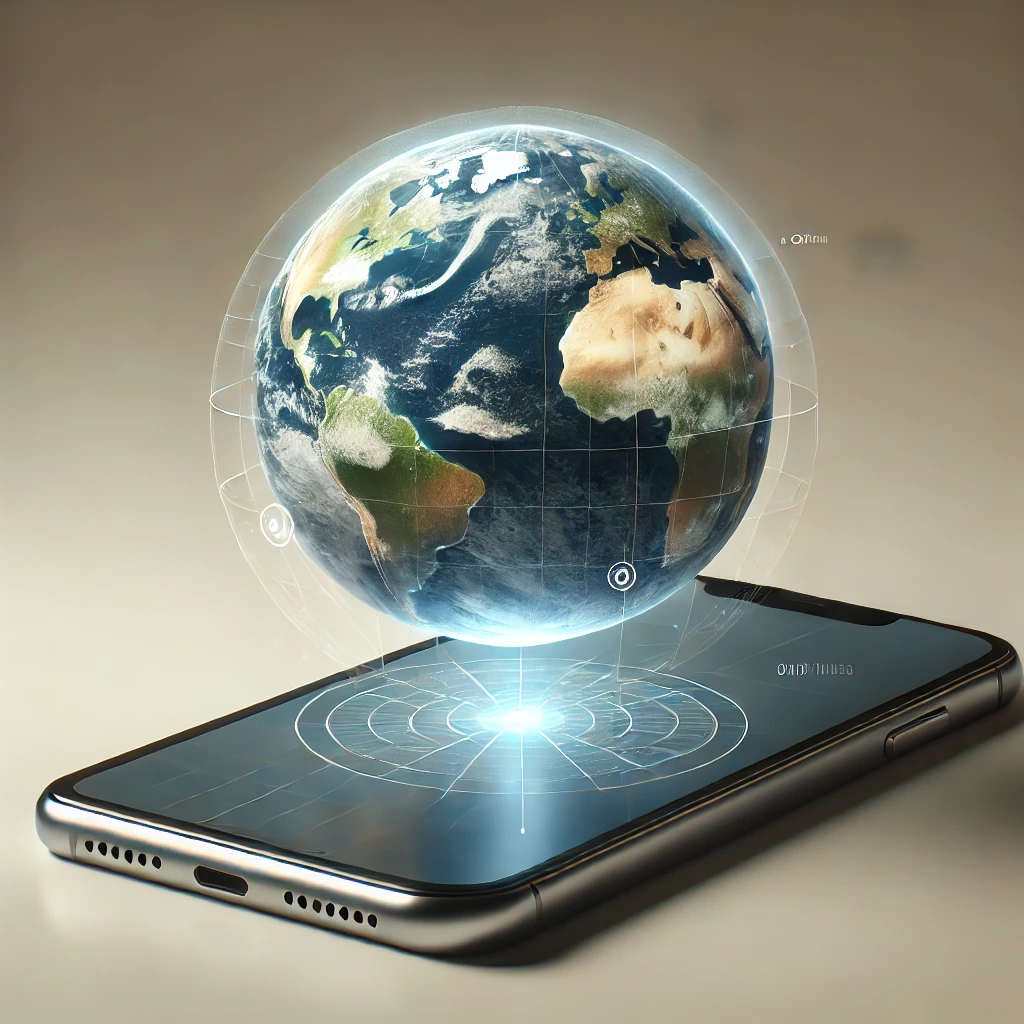 Generated file representing Augmented Reality through a mobile device.