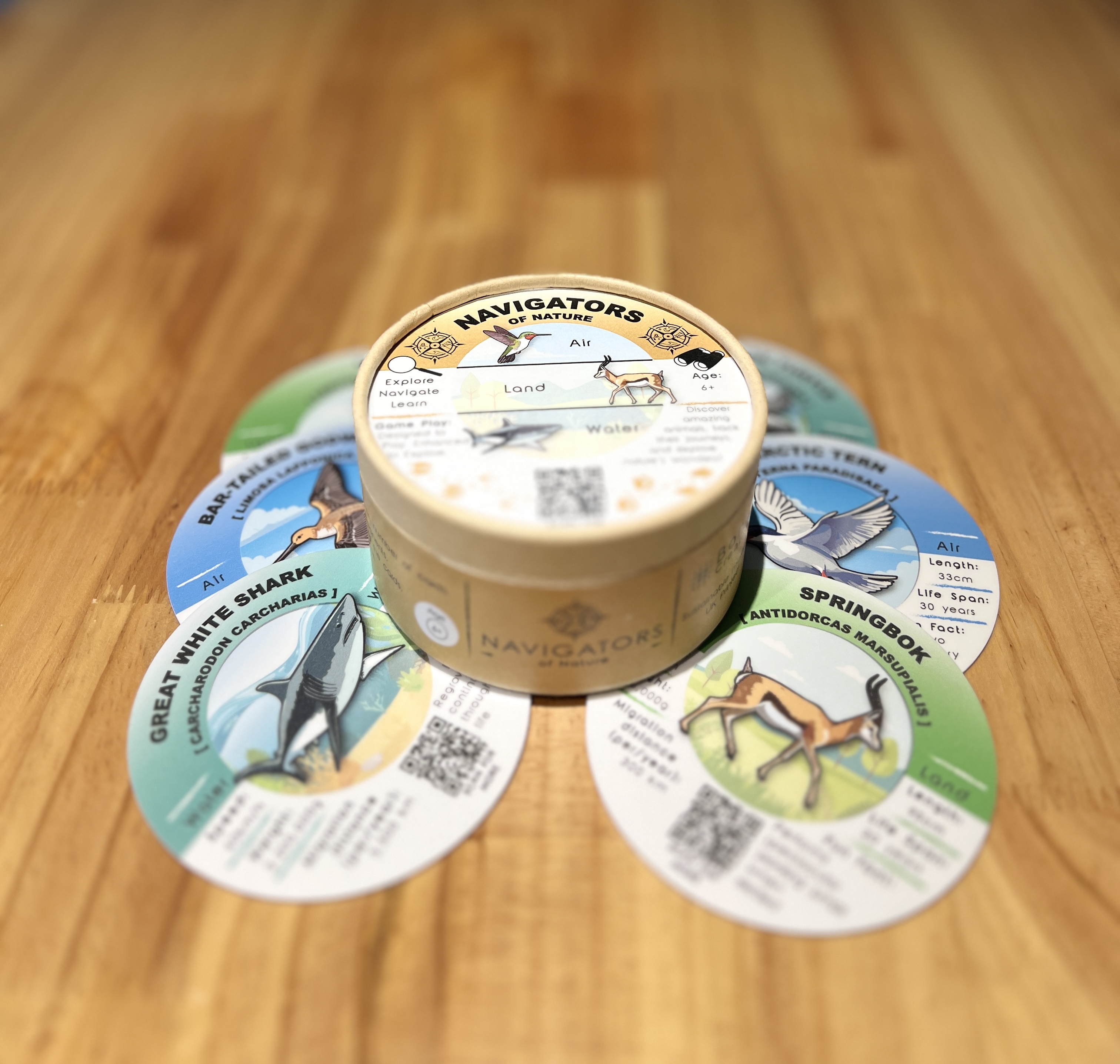 Bonza Creations product packaging representing future Navigators titles.